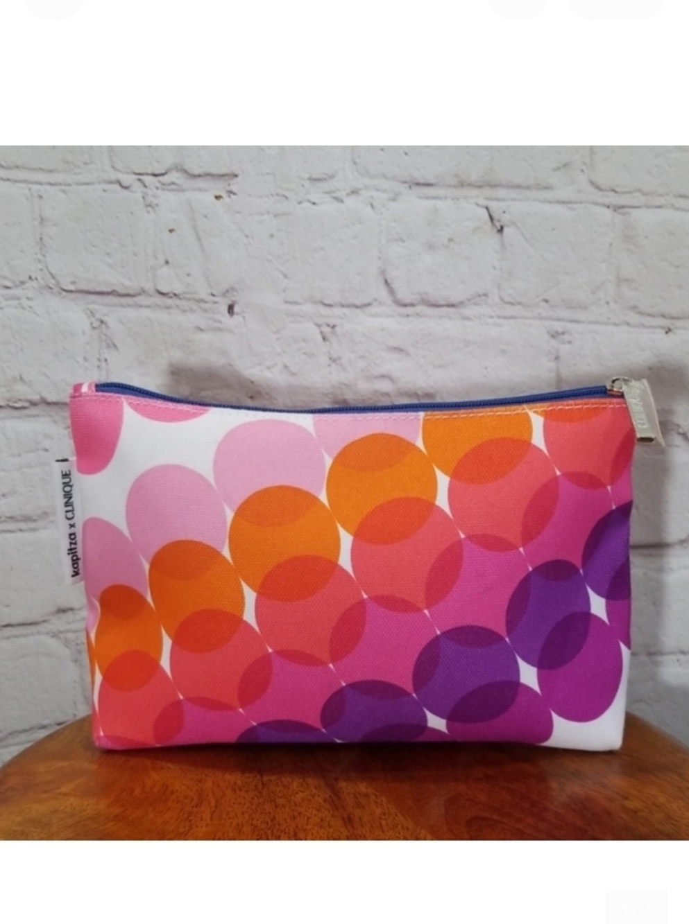 Clinique x Kapitza Makeup Bag NWOT